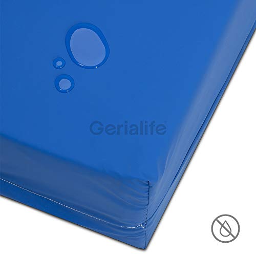 Gerialife® Colchón Geriátrico Hospitalario Articulado | 15 cm de Espuma HR | Funda Sanitaria Impermeable (90x190)