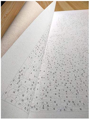 GezHF - Kit de pintura por números para barco de la naturaleza muerta, pintura al óleo por números, 40 x 50 cm, sin marco