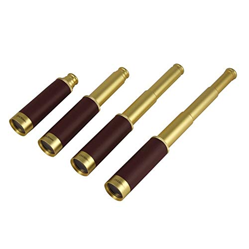 GFDFD Potente Telescopio Pirata Portátil Monocular con Zoom 25X30 Telescopio BAK4 Impermeable Profesional con Bolsa De Cuero Gratis