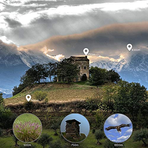 GFDFD Potente Telescopio Pirata Portátil Monocular con Zoom 25X30 Telescopio BAK4 Impermeable Profesional con Bolsa De Cuero Gratis