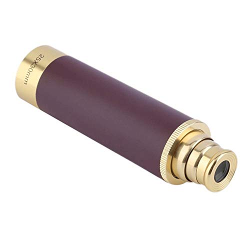 GFDFD Potente Telescopio Pirata Portátil Monocular con Zoom 25X30 Telescopio BAK4 Impermeable Profesional con Bolsa De Cuero Gratis