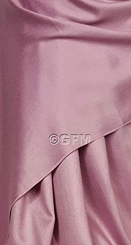 GFM Marca Superficie lisa y lisa, pañuelo satinado estilo pashmina (L9-160-01-DGLB)