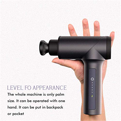 GFQ Electric Mute Masajeador portátil de Mano Masajeador de vibración de Alta frecuencia para aliviar el Dolor Yoga Fitness