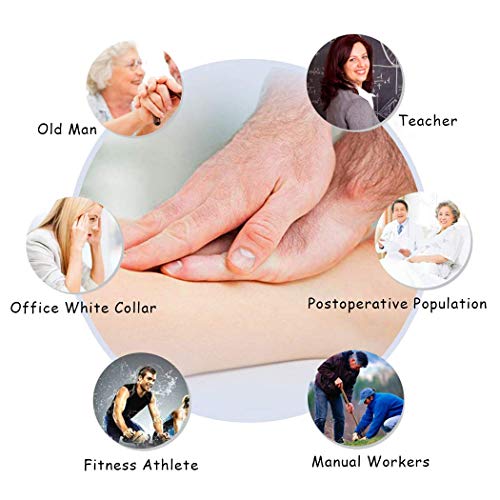 GFQ Máquina de circulación de piernas Compresión de Aire inalámbrica para pies y pantorrillas Masaje de circulación eléctrica con Controlador de Mano Linfedema de Shiatsu