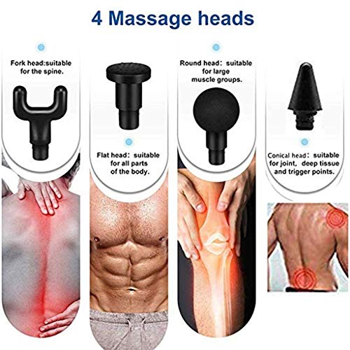 GFQ Masajeador de Mano Masajeador de Espalda de Mano, Tejido Profundo, masajeador de Potencia timtam, masajeador de Manos, masajeador de piernas, masajeador de Mano, Refuerzo, músculo