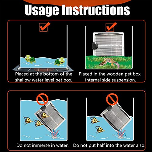 Ggdoo 5W Impermeable / 7W / 14W / 28W para Mascotas cojín de calefacción eléctricos del Reptil Suministros Manta Reptil como Mascota del cojín de calefacción