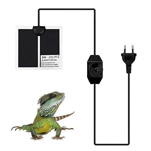 Ggdoo 5W Impermeable / 7W / 14W / 28W para Mascotas cojín de calefacción eléctricos del Reptil Suministros Manta Reptil como Mascota del cojín de calefacción