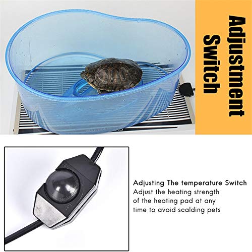 Ggdoo 5W Impermeable / 7W / 14W / 28W para Mascotas cojín de calefacción eléctricos del Reptil Suministros Manta Reptil como Mascota del cojín de calefacción