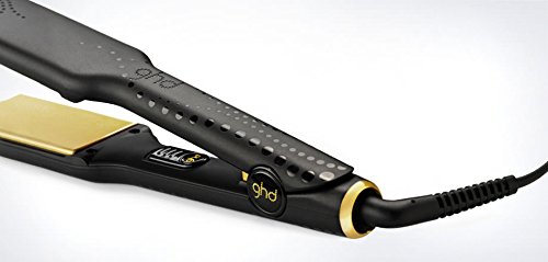 Ghd - Plancha de pelo Styler Max Gold, ancha placa de cerámica, incluye estuche Ghd redondo