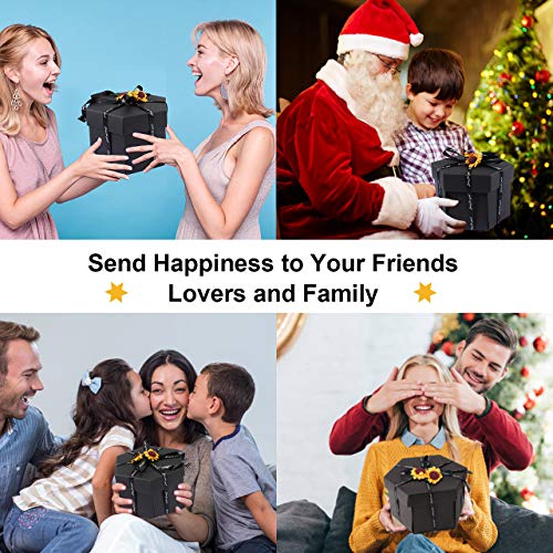 Gifort Explosion Box, Creative DIY Photo Album de Accesorios, Hecho a Mano Sorpresa Explosión Caja de Regalo Amor Memoria para cumpleaños Aniversario Boda San Valentín Día de la Madre Navidad