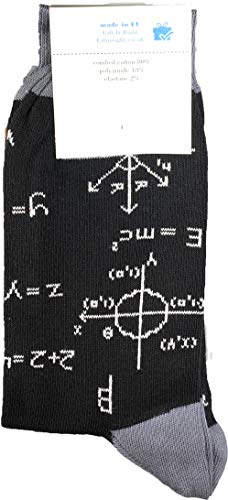 Gift It Right Regalo Que Las Matemáticas Y La Física Adecuados Calcetines- Gran Tamaño De Uk 8-11 Eu 41-45 De Matemáticas, Profesores Y Estudiantes De Física Frikis De La Ciencia De Algodón Peinado