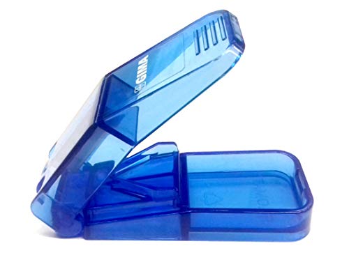 GIMA ref. 25729 Cortador de píldoras para una dosificación perfecta, con cuchilla de acero inoxidable, ideal para reducir el tamaño de pastillas para ancianos, niños y personal hospitalario