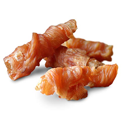 Gimdog 541723 - Chicken Fillets Snacks Naturales para Perros, 55 gr, Marrón