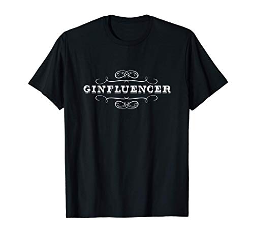 Gin Design Ginfluencer Ginebra Camiseta