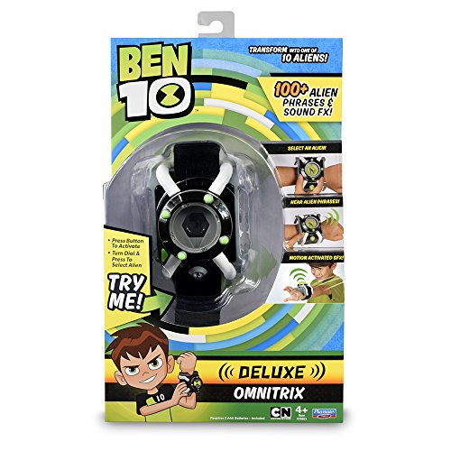 Giochi Preziosi Ben 10 - Omnitrix Deluxe Roleplay, Color negro, verde, gris, blanco, talla única