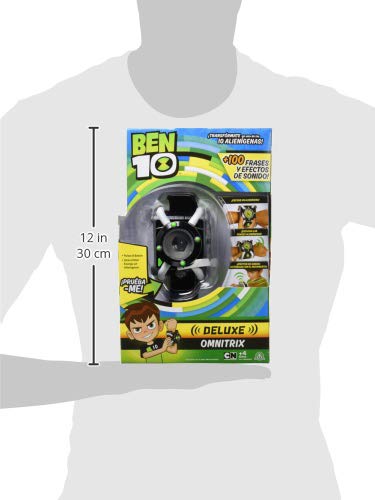 Giochi Preziosi Ben 10 - Omnitrix Deluxe Roleplay, Color negro, verde, gris, blanco, talla única