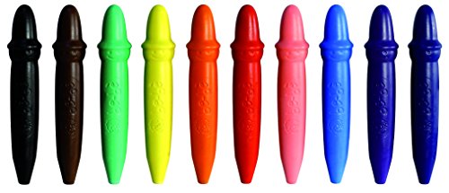 Giotto be-bè 466800 - Estuche 10 súper ceras irrompibles de colores y sacapuntas , color/modelo surtido