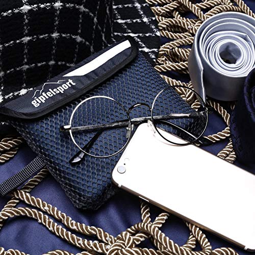 gipfelsport Toalla de Microfibra Azul Marino 1x S(80x40cm)