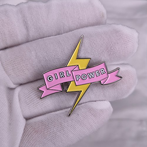 Girl Power Feminism Broche pin de esmalte suave para mujer