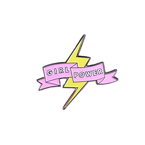 Girl Power Feminism Broche pin de esmalte suave para mujer
