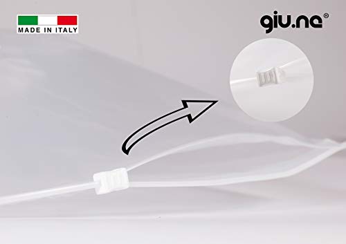 GIU.NE® - Bolsas para correa de bebé, 6 unidades, bolsas para maleta, cierre con cursor hermético para nacimiento de bebé, idea regalo con certificación ISO9001 ecológica