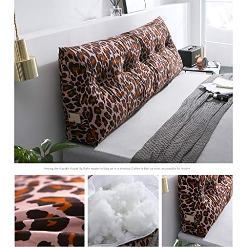 GJ Colchón De Cama, Amortiguador Trasero, Almohada Lectura, Cojín del Sofá Cama, Amortiguador De La Cintura De Tatami, Desmontables, Fáciles De Limpiar, 6 Colores (Color : B, Size : 100×20×50 cm)