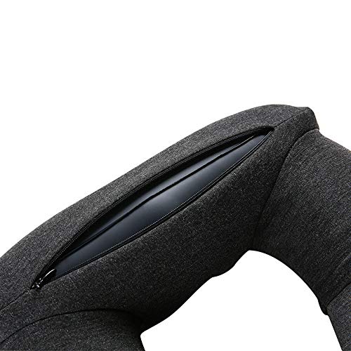GJYU Masajeador De Cuello En Forma De U con Función De Calefacción, Almohada para El Cuello, Soporte para La Cabeza, Almohada Suave, para Dormir, Descanso, Almohada De Viaje, Avión Y Uso Doméstico