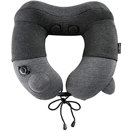 GJYU Masajeador De Cuello En Forma De U con Función De Calefacción, Almohada para El Cuello, Soporte para La Cabeza, Almohada Suave, para Dormir, Descanso, Almohada De Viaje, Avión Y Uso Doméstico