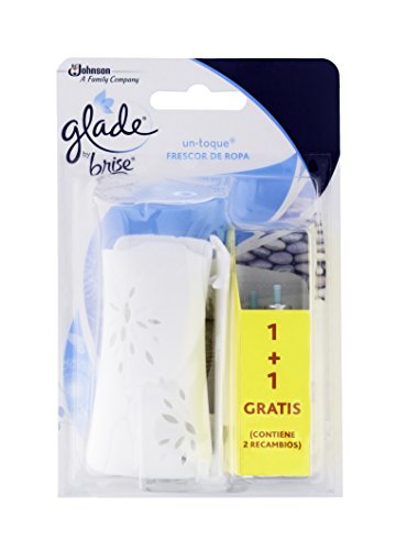 Glade - Ambientador Un Toque Aroma Frescor de Ropa, aplicador + 2 recambios