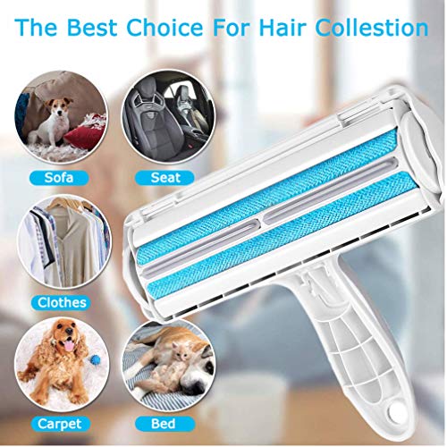 GLEADING Cepillo Quitar Pelos de Mascotas, Rodillo Autolimpiante para Quitar Pelos de Perros y Gatos: Quita los Pelos de Perros y Gatos de Muebles, Alfombras, Ropa de Cama, Ropa