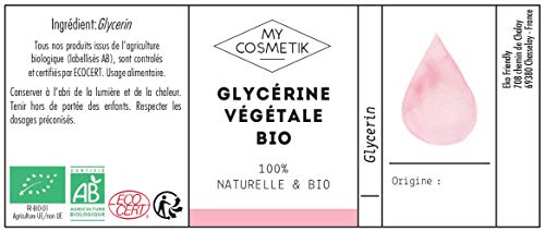 Glicerina vegetal orgánico - MyCosmetik - 50 ml