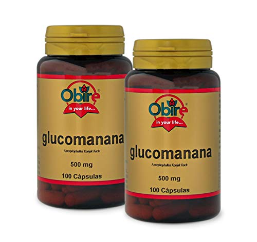 Glucomanano 500 mg. 100 capsulas (Pack 2 unid.)