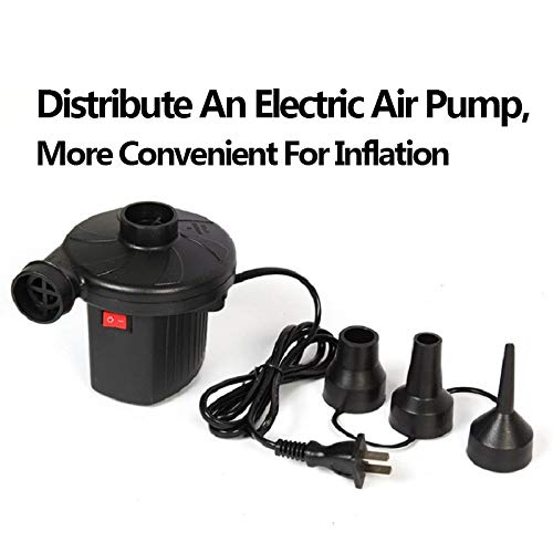 GNXTNX Almohada De Cintura De Maternidad, Respaldo para Mujeres Embarazadas, Cojín De Playa De Cama De Descompresión Inflable con Bomba De Aire Eléctrica, Tamaño Impermeable Ajustable,Azul