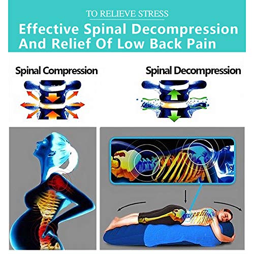 GNXTNX Almohada De Cintura De Maternidad, Respaldo para Mujeres Embarazadas, Cojín De Playa De Cama De Descompresión Inflable con Bomba De Aire Eléctrica, Tamaño Impermeable Ajustable,Azul