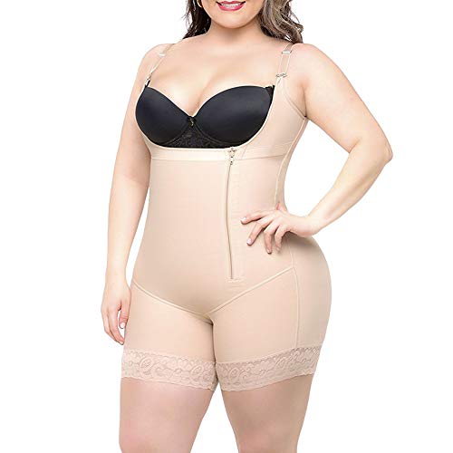GODGETS Faja Reductora Moldeadora Cintura Mujer Body Shaper Corsé sin Costuras para Shaperwear Postparto Piel 6XL