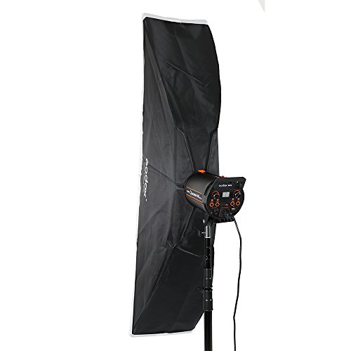 Godox 35 x 160 cm Grid Honeycomb Softbox Bowens Monte para Estudio Strobe Flash Lampara + Letwing Paño (SB-FW 160x35)