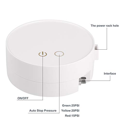 Gohelper Mini Kit Aerógrafo con Compresor modelismo Profesional Airbrush Doble Acción con limpieza 0.2 0.3 0.5 Boquillas Agujas pistola para reposteria,pintura,maquillaje facial,uñas,Manicure Cake