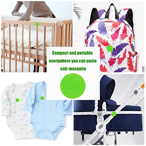 Golrisen Pegatinas Antimosquitos,90 unids Pegatinas Repelentes de Mosquitos,Material de Citronela Natural,Parches Antimosquitos,Adiós a los Onsectos,para Ofrecer Protección Efectiva Durante 72 Horas