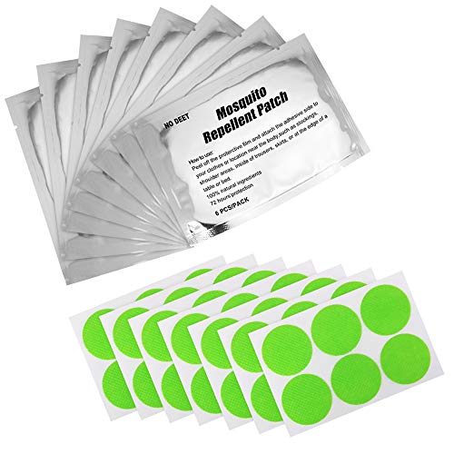 Golrisen Pegatinas Antimosquitos,90 unids Pegatinas Repelentes de Mosquitos,Material de Citronela Natural,Parches Antimosquitos,Adiós a los Onsectos,para Ofrecer Protección Efectiva Durante 72 Horas