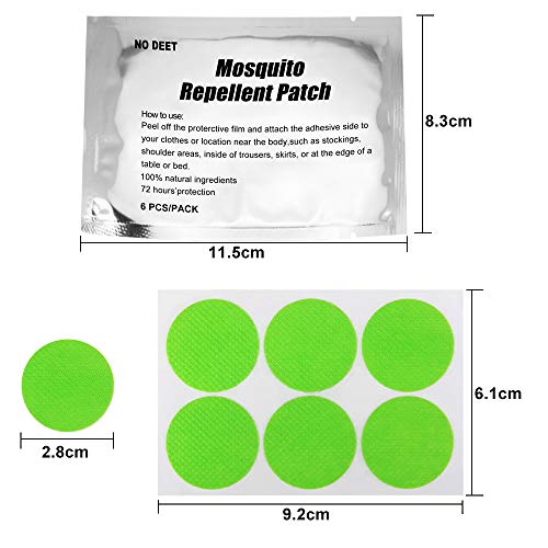 Golrisen Pegatinas Antimosquitos,90 unids Pegatinas Repelentes de Mosquitos,Material de Citronela Natural,Parches Antimosquitos,Adiós a los Onsectos,para Ofrecer Protección Efectiva Durante 72 Horas