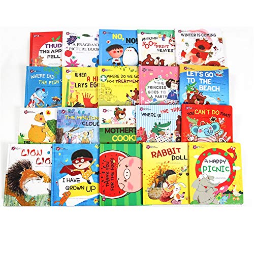 GonFan Los Libros para niños Tirón Libro de imágenes 3-6 años de Edad de los niños Libro de bebé de la Ilustración temprana Inglés Educación Libro de imágenes del Libro