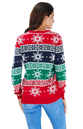 Goodstoworld Jerseys Navideño Mujer Hombre Familia para Parejas Novedad Feo Motivos Disfraz Navidad Ugly Christmas Sweater Jumper