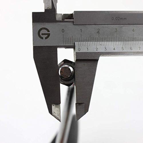 GOOFIT 8mm Espejo Retrovisor Moto Circular Universal para 50cc 125cc 150cc 250cc Scooter Ciclomotor Pit Bike ATV Plata