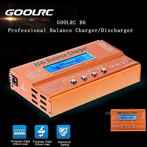 GoolRC Cargador del Balance /Descargador B6 Mini Multifuncional para RC Batería LiPo Lilon LiFe NiMH Pb