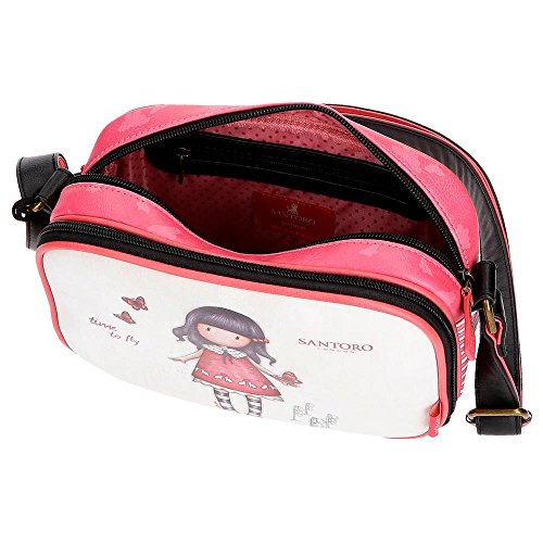 Gorjuss Time To Fly Bolso Bandolera, 23 cm, 3.13 litros, Multicolor