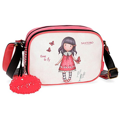 Gorjuss Time To Fly Bolso Bandolera, 23 cm, 3.13 litros, Multicolor