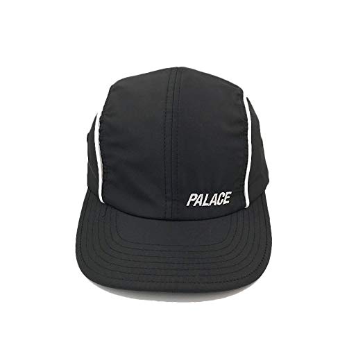 Gorra de béisbol de Secado rápido Sombrero p-Letter Modelos de Marea Europeos y Americanos Visera con Protector Solar Plano Tapa Impermeable Negro Ajustable