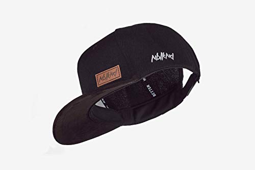 Gorra de piel para niños de la marca Nebuliz, color negro, talla única, unisex