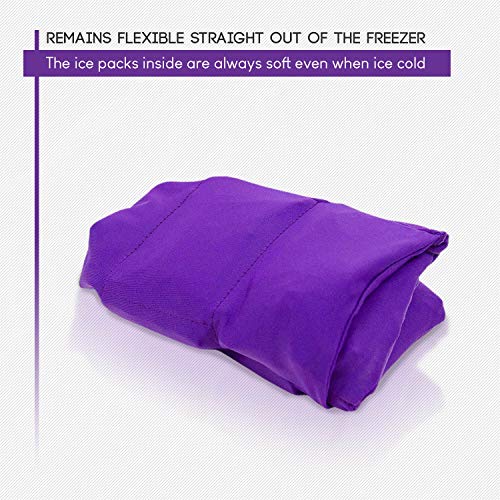 Gorra para el alivio de la migraña - mascara gorro frío para calmar el dolor de cabeza. Elástico, cómodo, oscuro y refrescante (por Magic Gel)