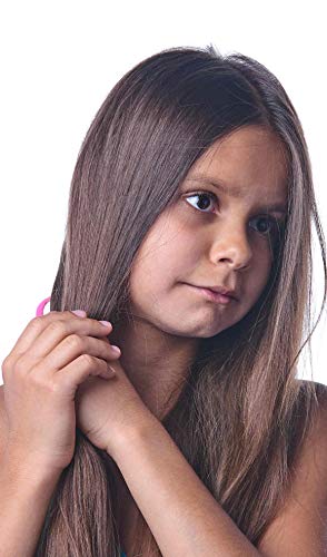 Gorro de Natación Para Pelo Largo Infantil - Gorro de Baño Para Niñas, Niños y Adolescentes con Rastas o Pelo Largo y Rizado - Gorro de Piscina de Silicona 100% Hipoalergénica (Cuarzo Rosa M)